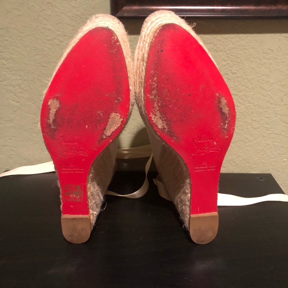 Christian Louboutin Espadrille wedge - Picture 4 of 8